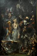 Cornelis Holsteyn Fantasy based on Goethe's Faust oil on canvas